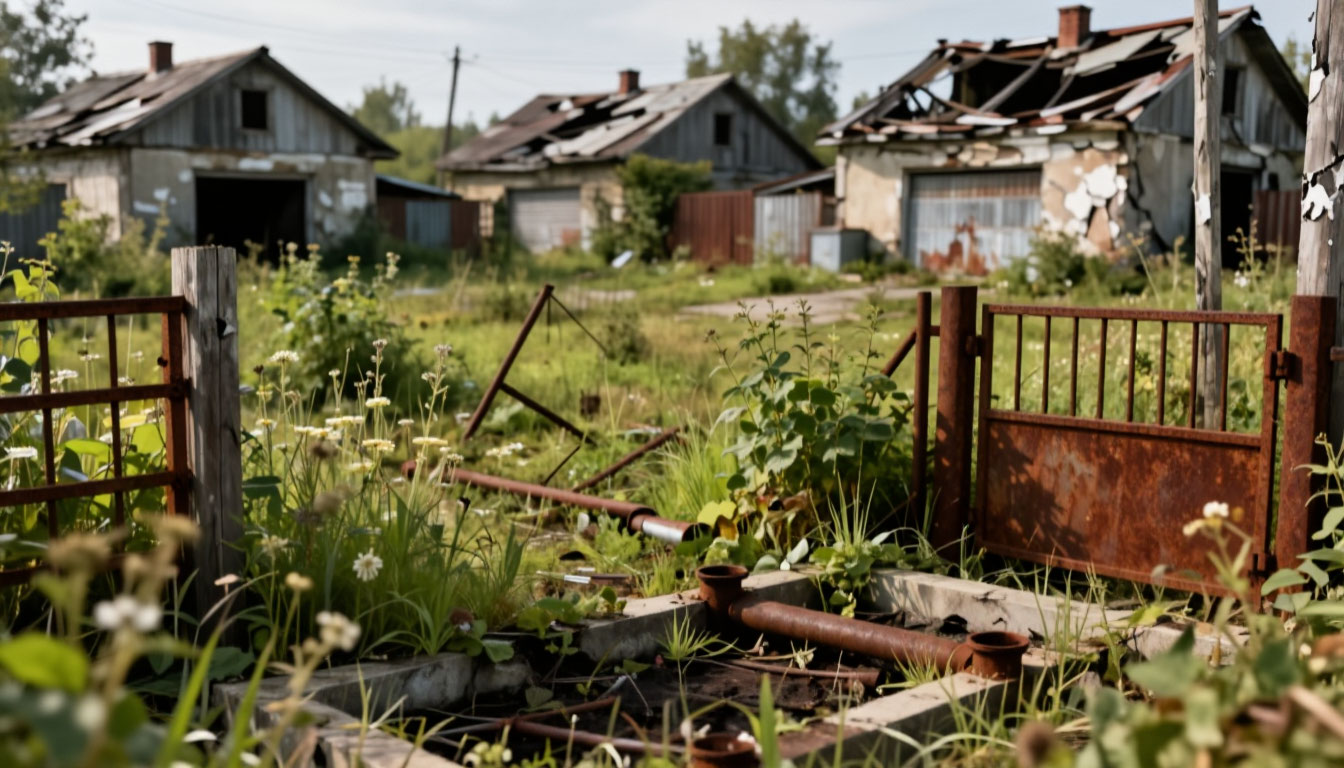 забошенные участки снт